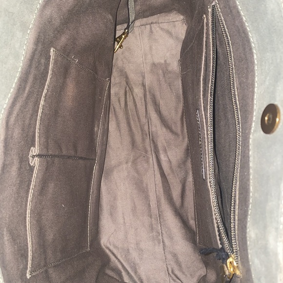 Frye Green Leather Tote Bag - Picture 5 of 6